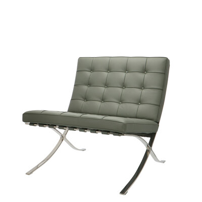 Barcelona Chair Premium Grau