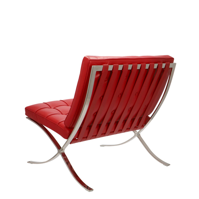 Chaise Barcelona Premium Rouge Barcelona chair Chaise Barcelona Premium Rouge