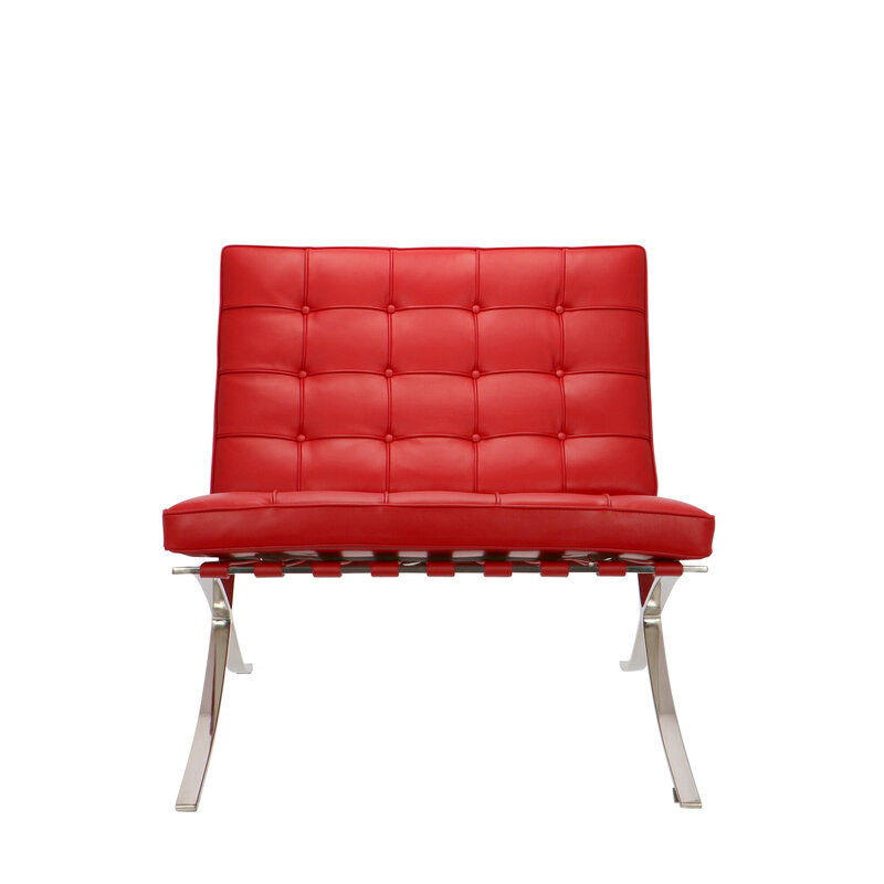 Barcelona Chair Premium Red Barcelona chair Barcelona Chair Premium Red