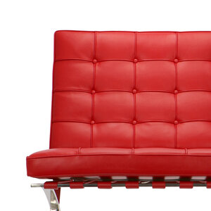 Barcelona Chair Premium Rot Barcelona chair Barcelona Chair Premium Rot