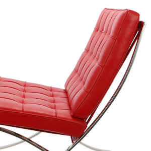 Chaise Barcelona Premium Rouge Barcelona chair Chaise Barcelona Premium Rouge