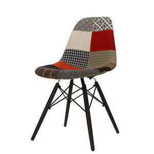POP Stol DSW Mörk Bas Patchwork POPfurniture POP Stol DSW Mörk Bas Patchwork