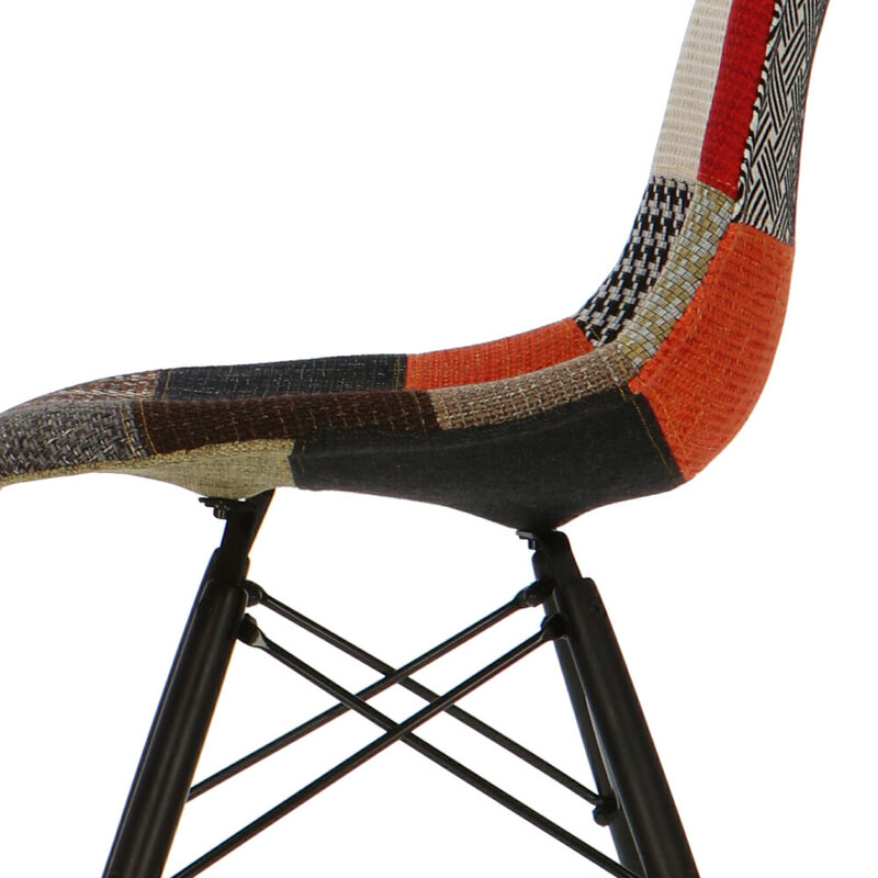 POP Stol DSW Mörk Bas Patchwork POPfurniture POP Stol DSW Mörk Bas Patchwork