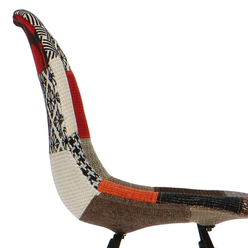 Chaise POP DSW Base Sombre Patchwork POPfurniture Chaise POP DSW Base Sombre Patchwork