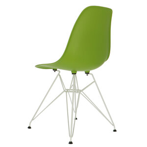 POPfurniture POP Chair DSR White Base Green