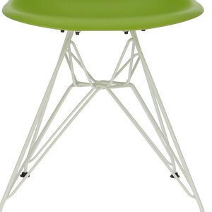 Chaise POP DSR Pieds Blancs Vert POPfurniture Chaise POP DSR Pieds Blancs Vert