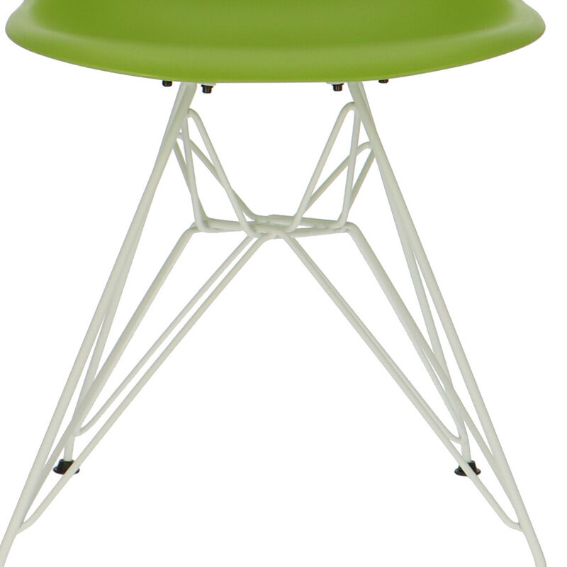 POP Stol DSR Hvid Chassis Grøn POPfurniture POP Stol DSR Hvid Chassis Grøn