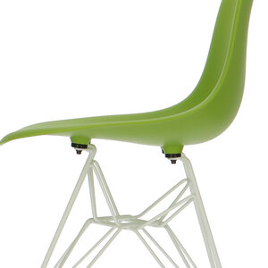 POPfurniture POP Chair DSR White Base Green