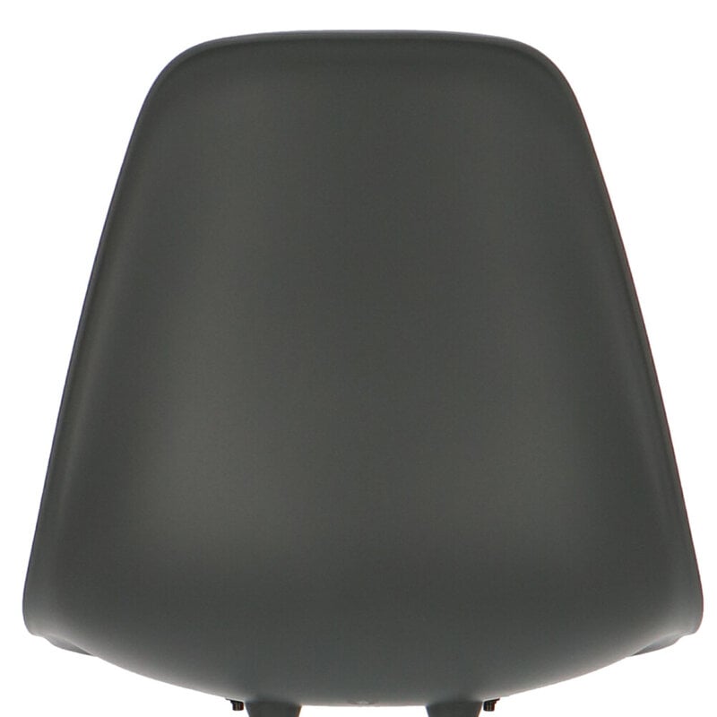 POPfurniture POP Stuhl DSR Schwarzes Untergestell Anthrazit