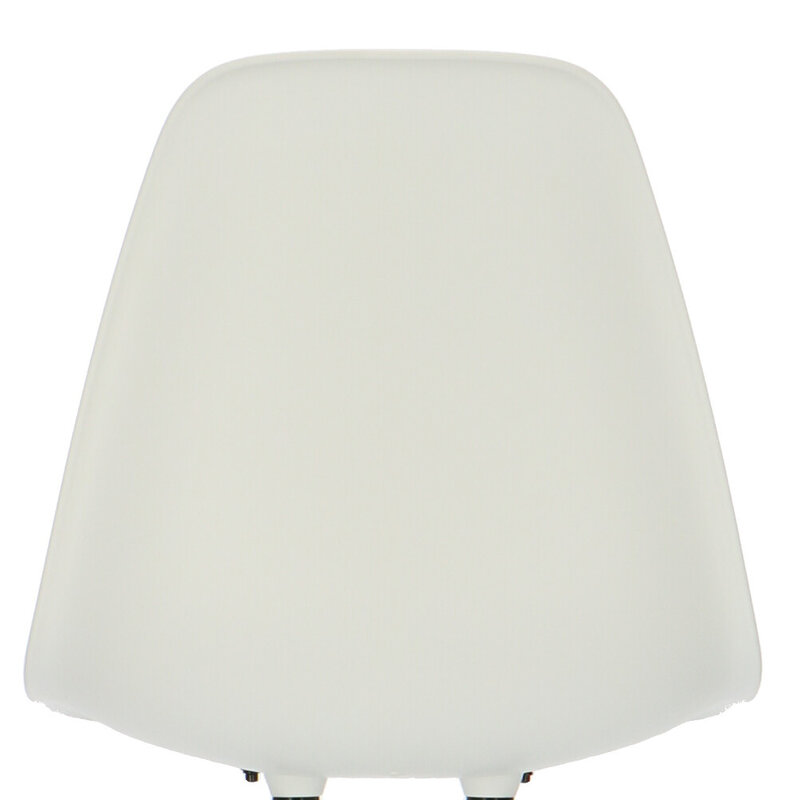 POPfurniture POP Stuhl DSR Schwarzes Untergestell Weiß