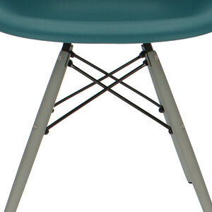 Chaise POP DAW Pieds Gris Bleu Petrole POPfurniture Chaise POP DAW Pieds Gris Bleu Petrole