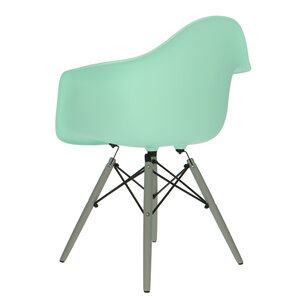 POP Stuhl DAW Graues Untergestell Minzgrün POPfurniture POP Stuhl DAW Graues Untergestell Minzgrün