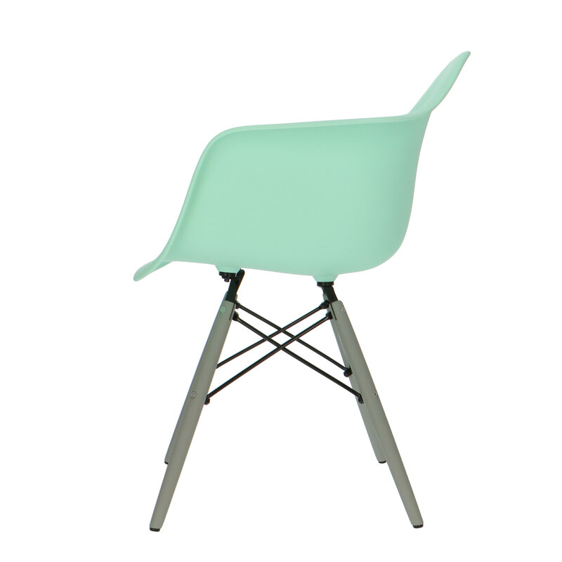 POPfurniture POP Chair DAW Grey Base Mint Green