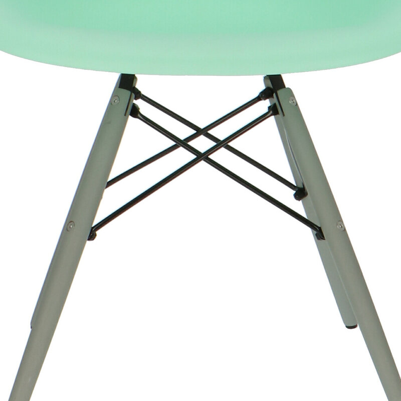 POP Stuhl DAW Graues Untergestell Minzgrün POPfurniture POP Stuhl DAW Graues Untergestell Minzgrün