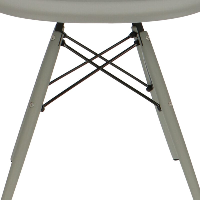 POPfurniture POP Chair DAW Grey Base Grey