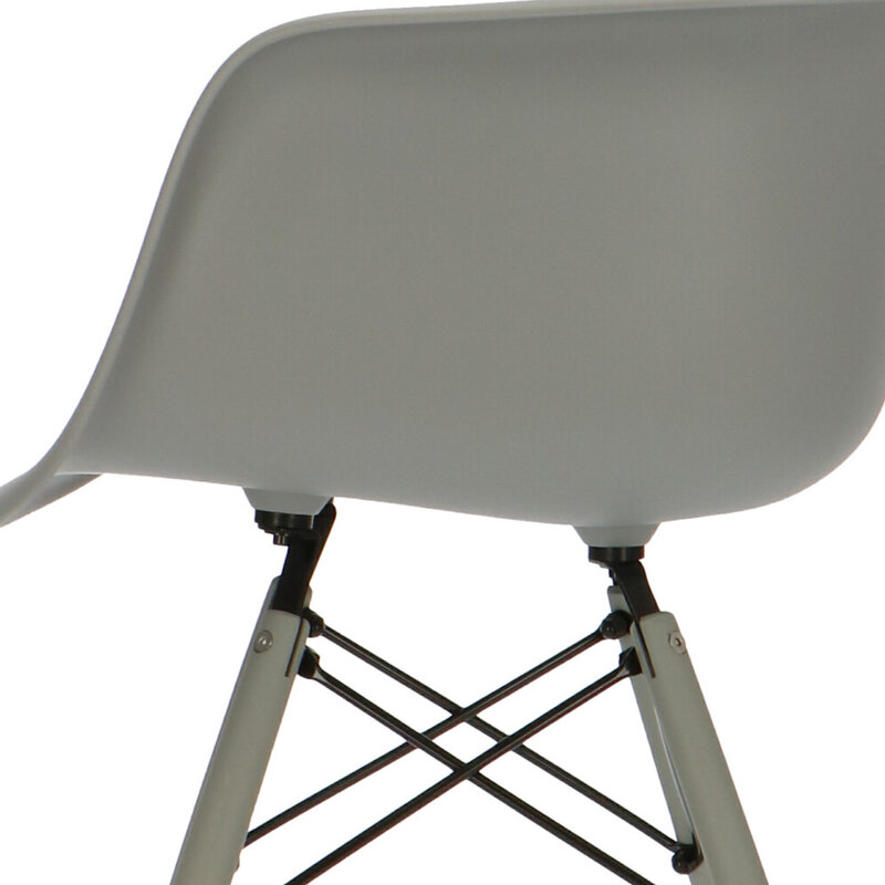 POPfurniture POP Stuhl DAW Graues Untergestell Grau