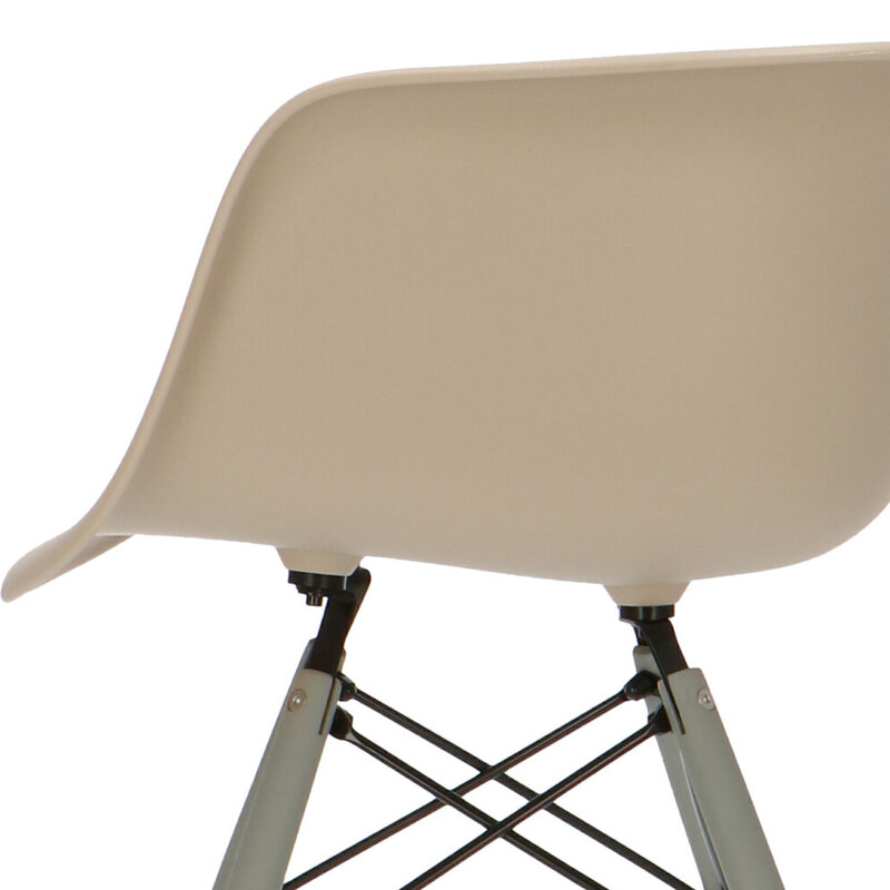 POP Stuhl DAW Graues Untergestell Greige POPfurniture POP Stuhl DAW Graues Untergestell Greige