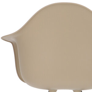 POP Stuhl DAW Graues Untergestell Greige POPfurniture POP Stuhl DAW Graues Untergestell Greige