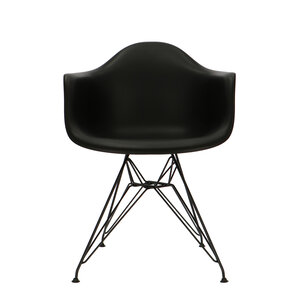 POPfurniture POP Stuhl DAR Schwarzes Untergestell Schwarz