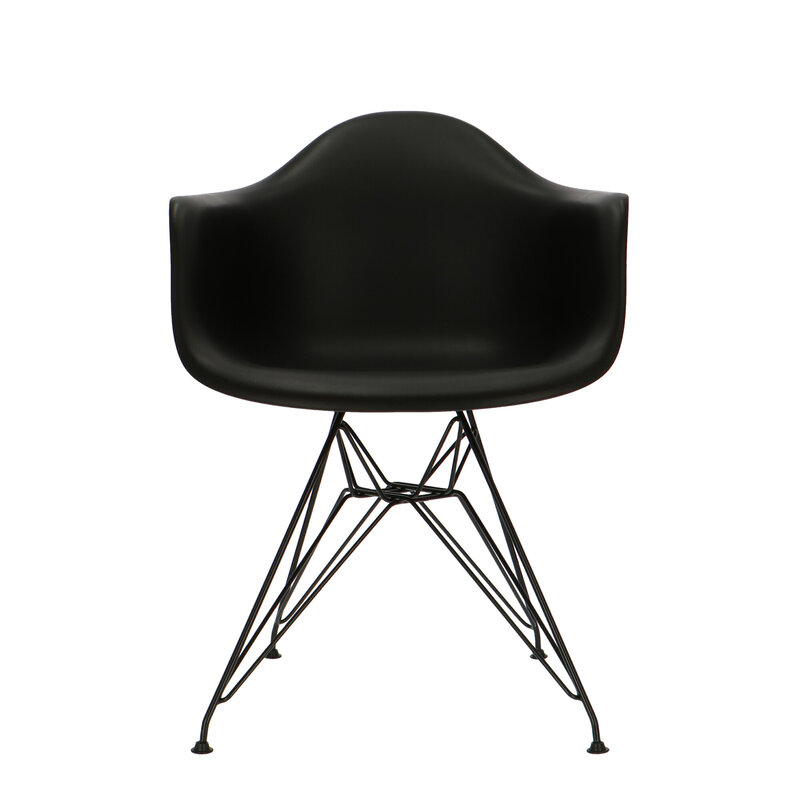 POPfurniture POP Stuhl DAR Schwarzes Untergestell Schwarz