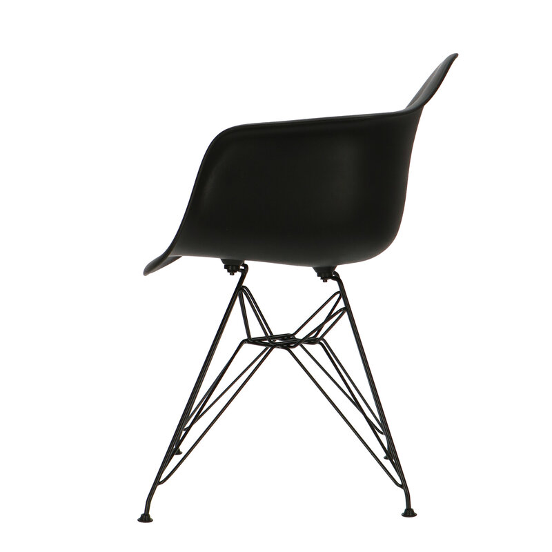 POPfurniture POP Chair DAR Black Base Black