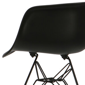 Chaise POP DAR Pieds Noirs Noir POPfurniture Chaise POP DAR Pieds Noirs Noir