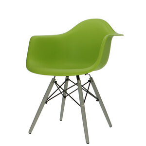 POP Stuhl DAW Graues Untergestell Grün POPfurniture POP Stuhl DAW Graues Untergestell Grün