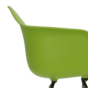 POPfurniture POP Stol DAW Grå Chassis Grøn