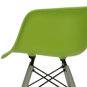 POPfurniture POP Stol DAW Grå Chassis Grøn