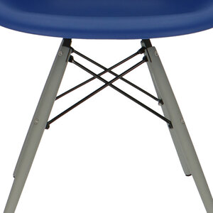 Chaise POP DAW Pieds Gris Bleu Foncé POPfurniture Chaise POP DAW Pieds Gris Bleu Foncé