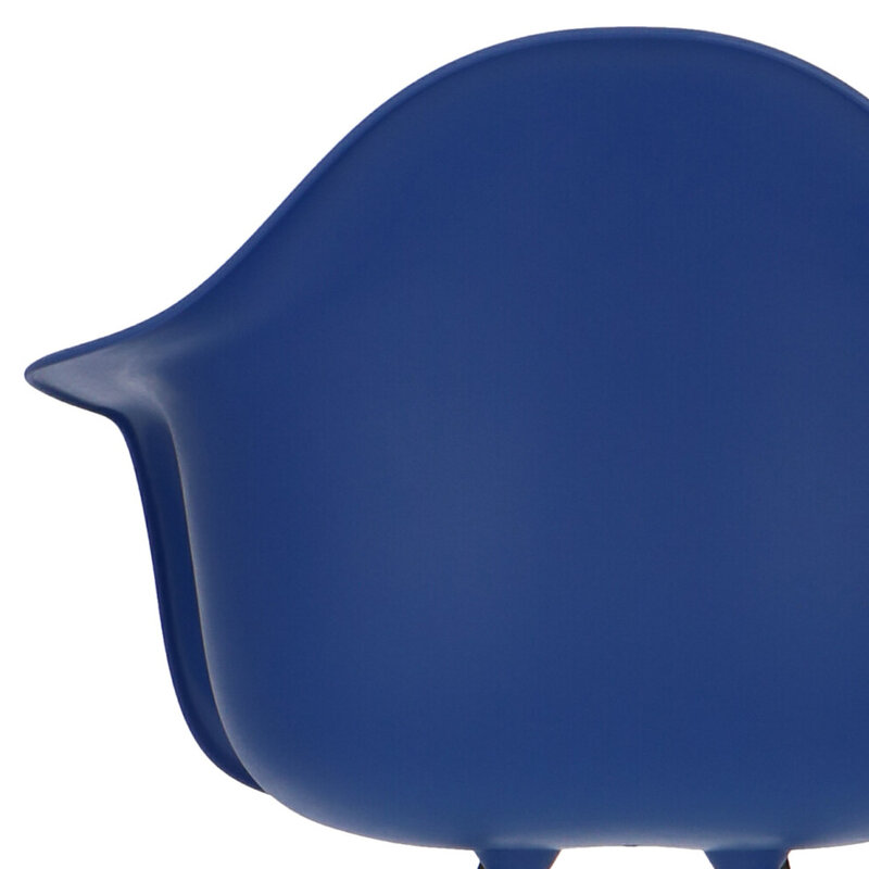 POP Stuhl DAW Graues Untergestell Dunkelblau POPfurniture POP Stuhl DAW Graues Untergestell Dunkelblau