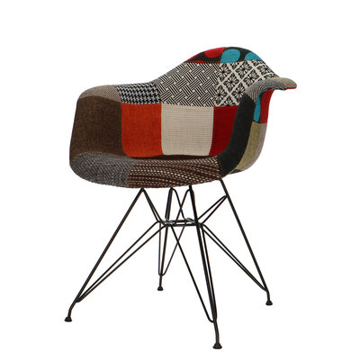 POPfurniture POP Stol DAR Svart Bas Patchwork POP Stol DAR Svart Bas Patchwork