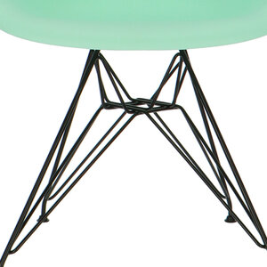 POPfurniture POP Stol DAR Sort Chassis Mint Grøn