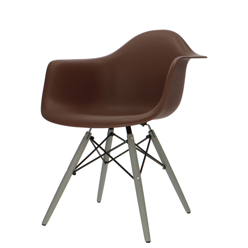 POP Chair DAW Grey Base Brown POPfurniture POP Chair DAW Grey Base Brown