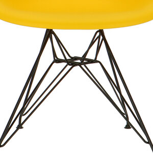 POPfurniture POP Stol DAR Svart Bas Gul