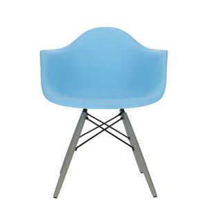 POP Stuhl DAW Graues Untergestell Blau POPfurniture POP Stuhl DAW Graues Untergestell Blau