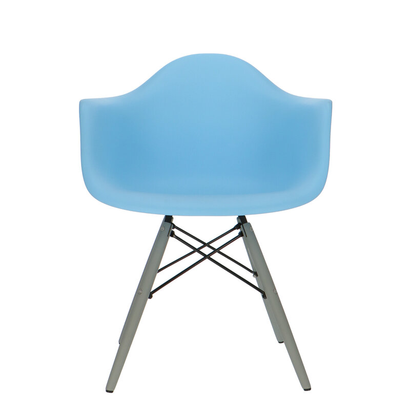 POP Stuhl DAW Graues Untergestell Blau POPfurniture POP Stuhl DAW Graues Untergestell Blau