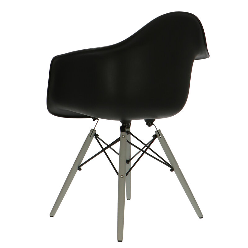 POP Chair DAW Grey Base Black POPfurniture POP Chair DAW Grey Base Black