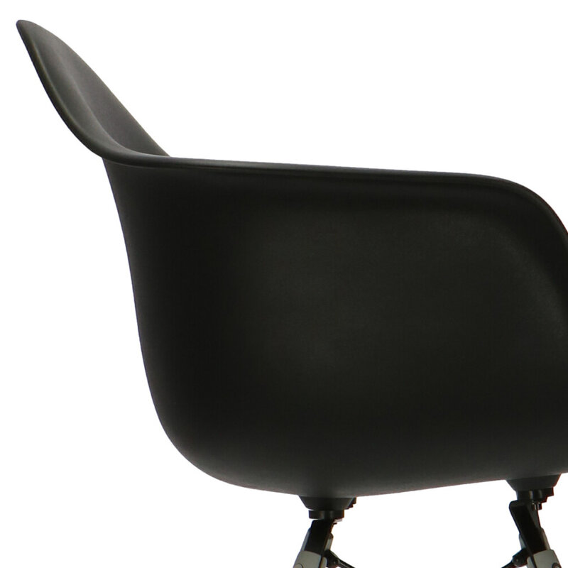 POPfurniture POP Stol DAW Grå Chassis Sort