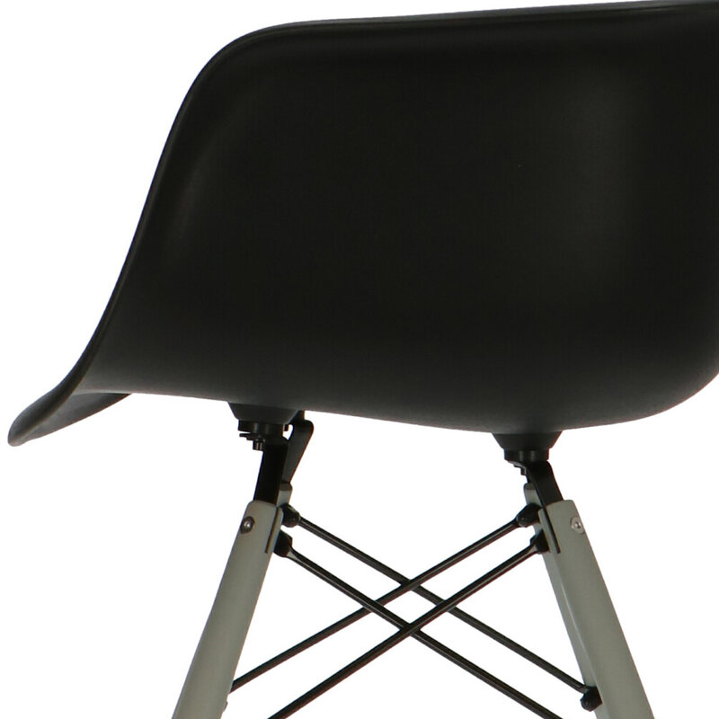 POPfurniture POP Stol DAW Grå Chassis Sort