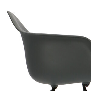 POPfurniture POP Chair DAW Grey Base Anthracite