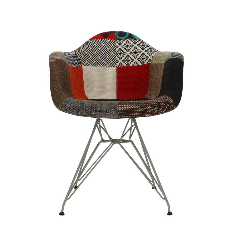 POPfurniture POP Stol DAR Grå Bas Patchwork