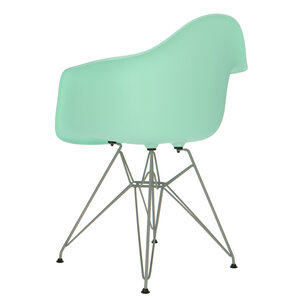 POPfurniture POP Stol DAR Grå Bas Mintgrön