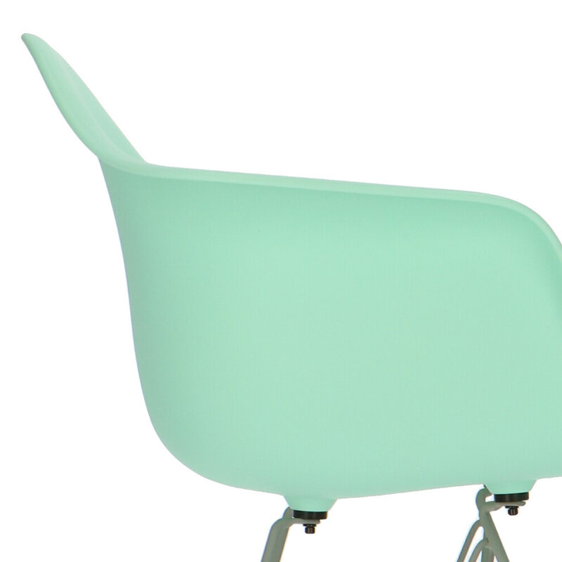 POPfurniture POP Chair DAR Grey Base Mint Green