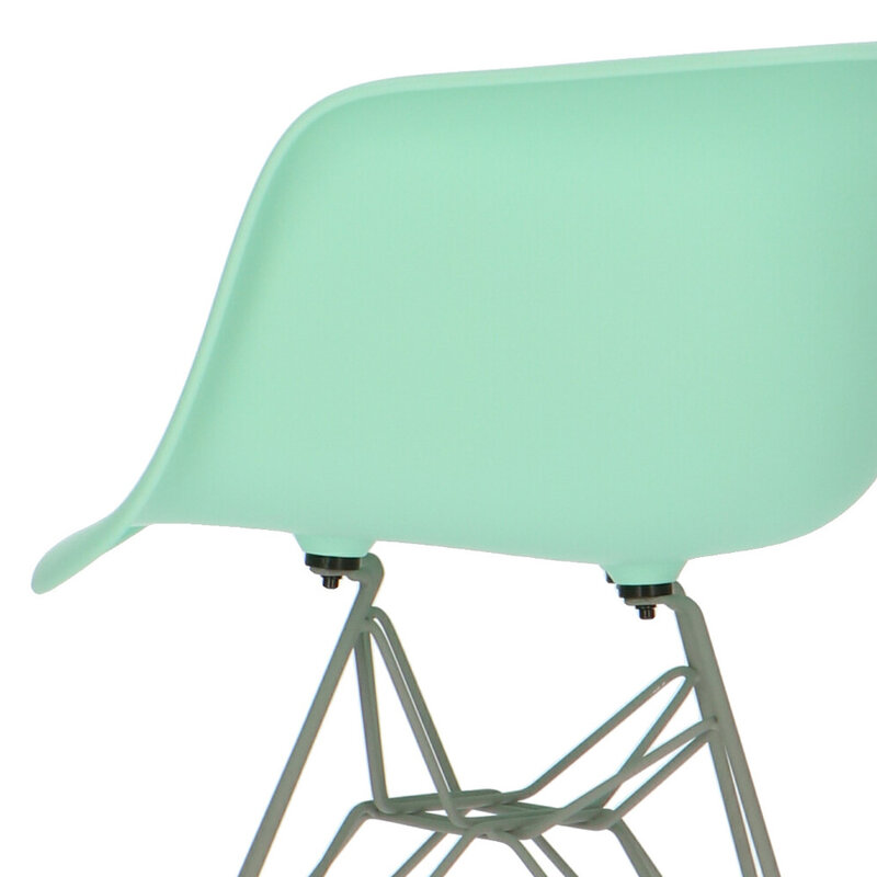 POPfurniture POP Stol DAR Grå Bas Mintgrön