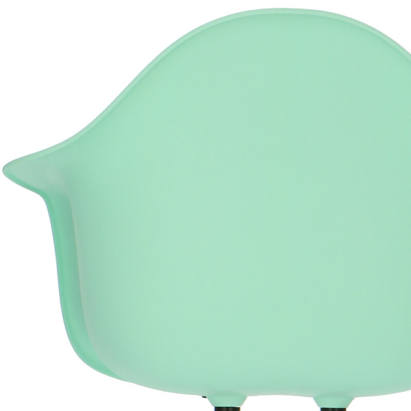 POPfurniture Chaise POP DAR Pieds Gris Vert Menthe