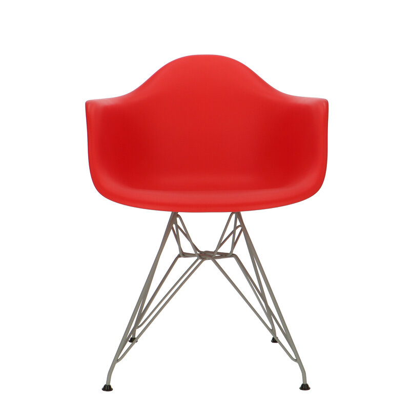 POPfurniture POP Stol DAR Grå Chassis Rød