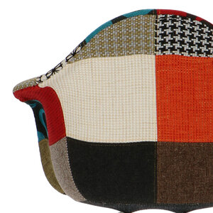 POPfurniture POP Stol DAR Hvid Chassis Patchwork