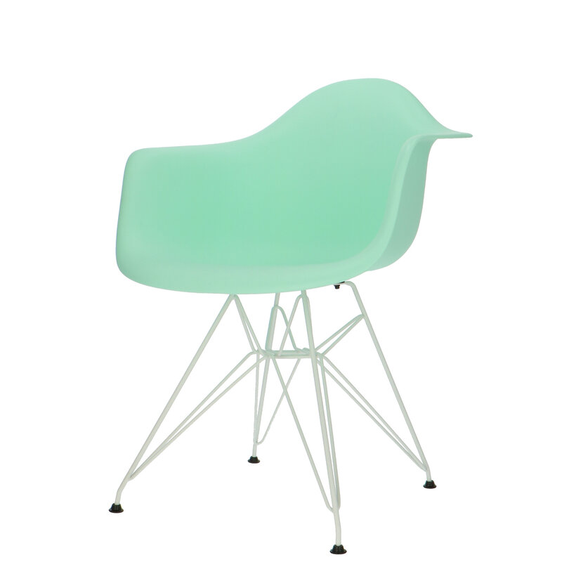 POPfurniture POP Chair DAR White Base Mint Green