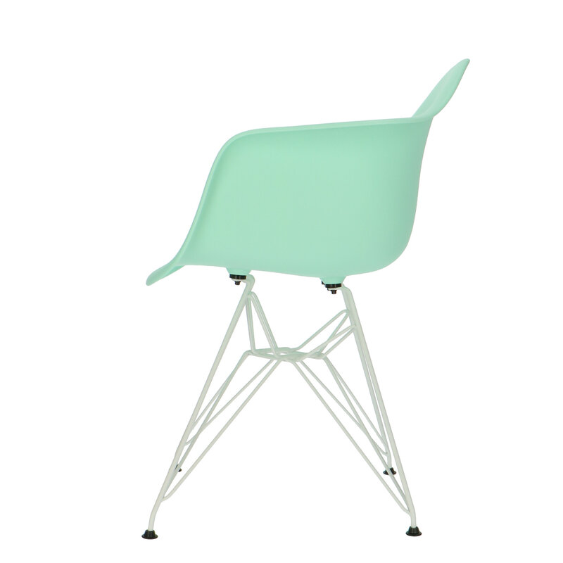 POPfurniture POP Stol DAR Hvid Chassis Mint Grøn